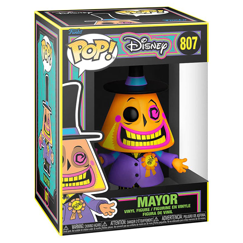 FUNKO POP! DISNEY BLACK LIGHT NIGHTMARE BEFORE CHRISTMAS MAYOR no807