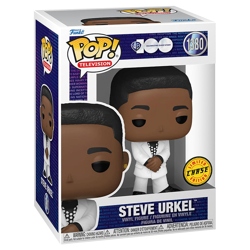 FUNKO POP! TELEVISION WB 100 FAMILY MATTERS STEVE URKEL LIMITED CHASE EDITION no1380