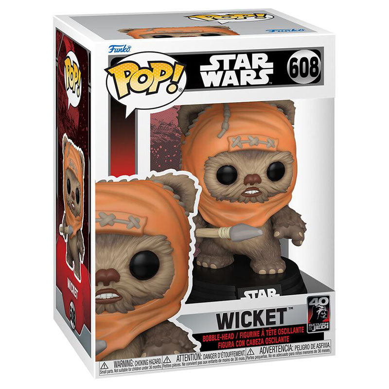 FUNKO POP! STAR WARS RETURN OF THE JEDI 40th ANNIVERSARY WICKET no608