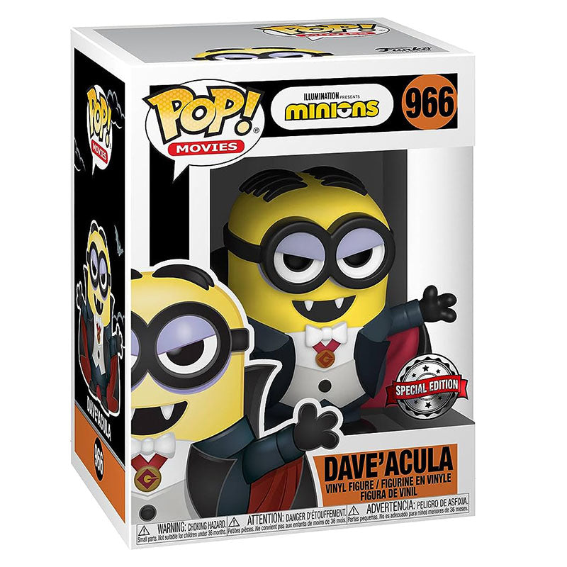 FUNKO POP! MINIONS DAVE’ACULA FUNKO SPECIAL EDITION no966