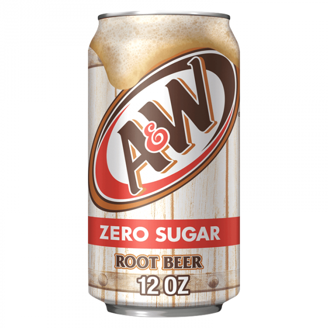 A&#038;W ROOT BEER ZERO SUGAR 355ml