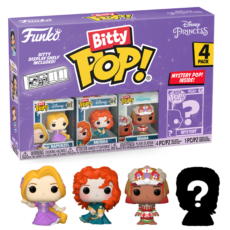 FUNKO BITTY POP! DISNEY RAPUNZEL 4-PACK 2,5cm