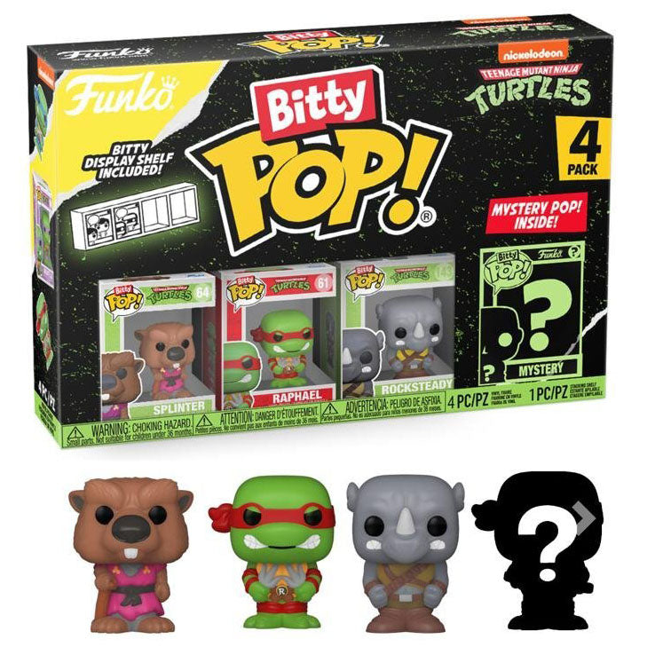 FUNKO BITTY POP! TEENAGE MUTANT NINJA TURTLES SPLINTER 4-PACK 2,5cm