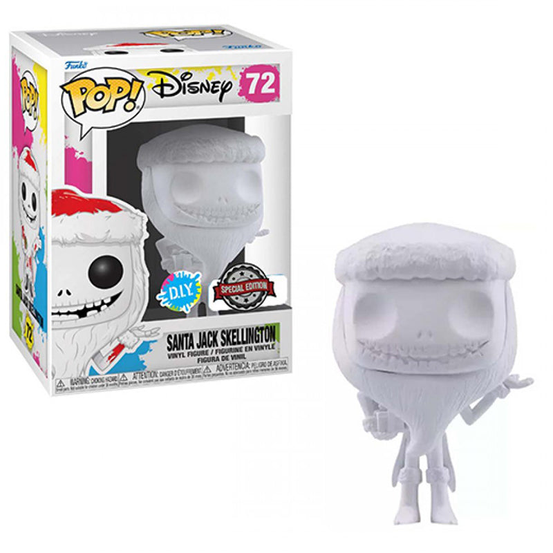 FUNKO POP! DISNEY THE NIGHTMARE BEFORE CHRISTMAS SANTA JACK SKELLINGTN D.IY. SPECIAL EDITION no72