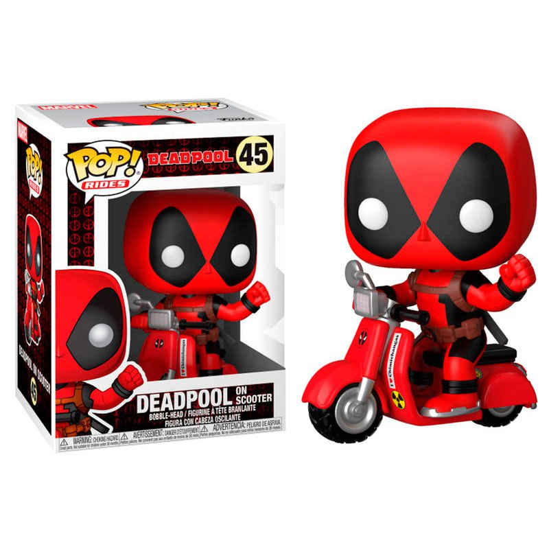 FUNKO POP! RIDES MARVEL DEADPOOL ON SCOOTER no48