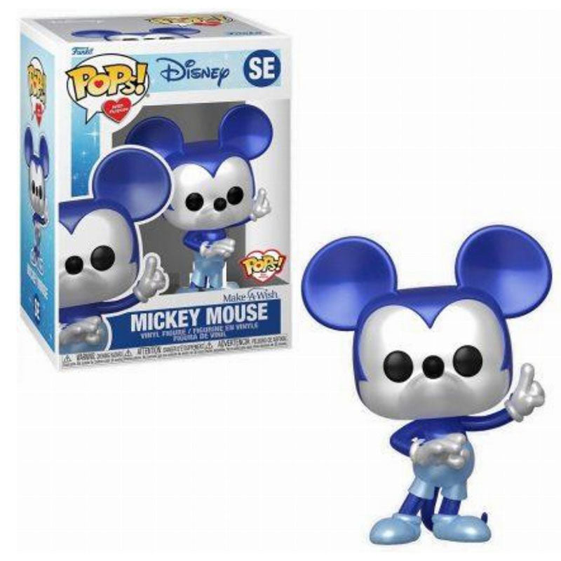 FUNKO POP! DISNEY MAKE A WISH 2022 MICKEY MOUSE METALLIC SPECIAL EDITION noSE