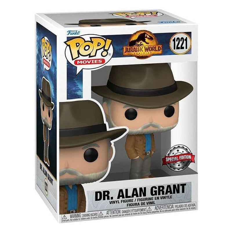 FUNKO POP! MOVIES JURASSIC WORLD DOMINION DR. ALAN GRANT SPECIAL EDITION no1221