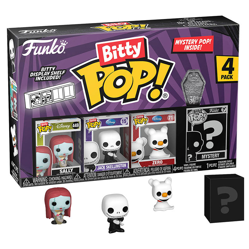 FUNKO BITTY POP! DISNEY THE NIGHTMARE BEFORE CHRISTMAS SALLY 4-PACK 2,5cm