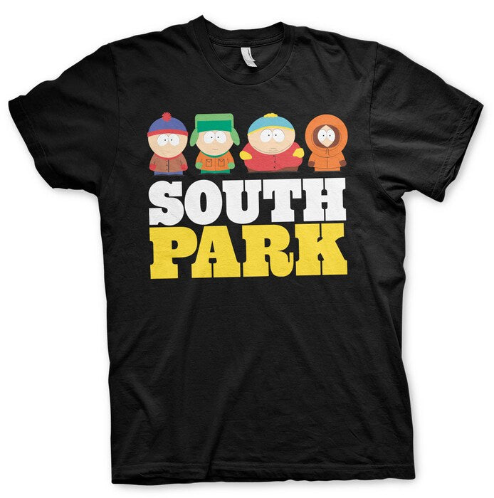 T-SHIRT SOUTH PARK GROUP WITH LOGO
