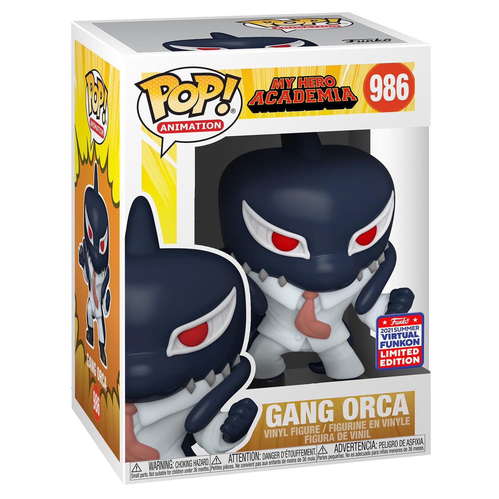 FUNKO POP! ANIMATION MY HERO ACADEMIA GANG ORCA 2021 SUMMER CONVENTION no986