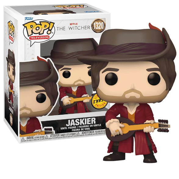 FUNKO POP! TELEVISION NETFLIX THE WITCHER JASKIER LIMITED CHASE EDITION no1320