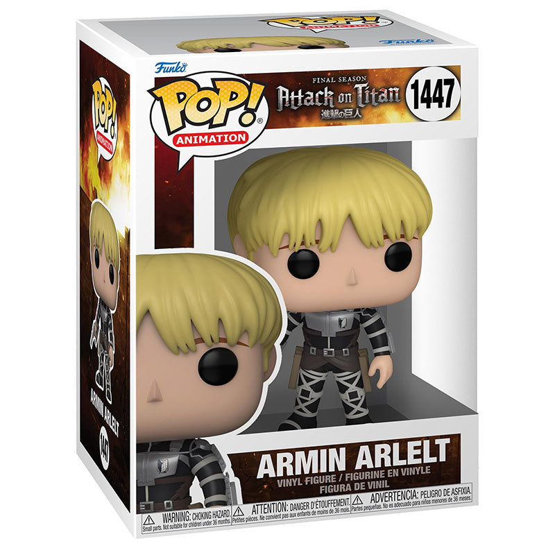 FUNKO POP! ANIMATION ATTACK ON TITAN FINAL SEASON ARMIN ARLELT no1447