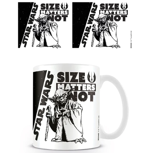 MUG STAR WARS SIZE MATTERS NOT