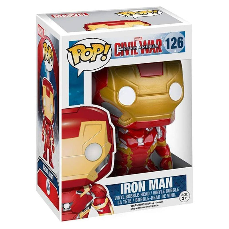 FUNKO POP! MARVEL CAPTAIN AMERICA CIVIL WAR IRON MAN no126