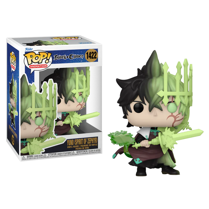 FUNKO POP! ANIMATION BLACK CLOVER YUNO (SPIRIT OF ZEPHYR) no1422