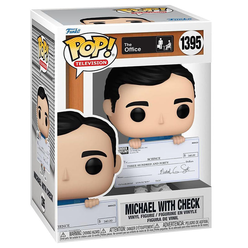 FUNKO POP! TELEVISION THE OFFICE MICHAEL WITH CHECK no1395