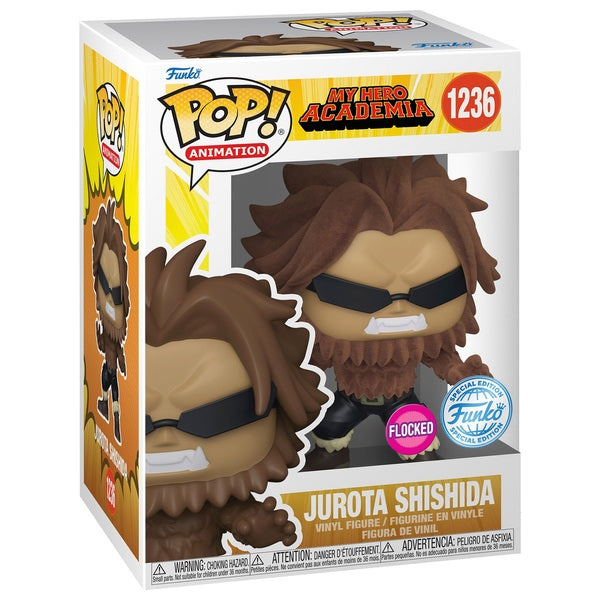FUNKO POP! ANIMATION MY HERO ACADEMIA JUROTA SHISHIDA FLOCKED FUNKO SPECIAL EDITION no1236