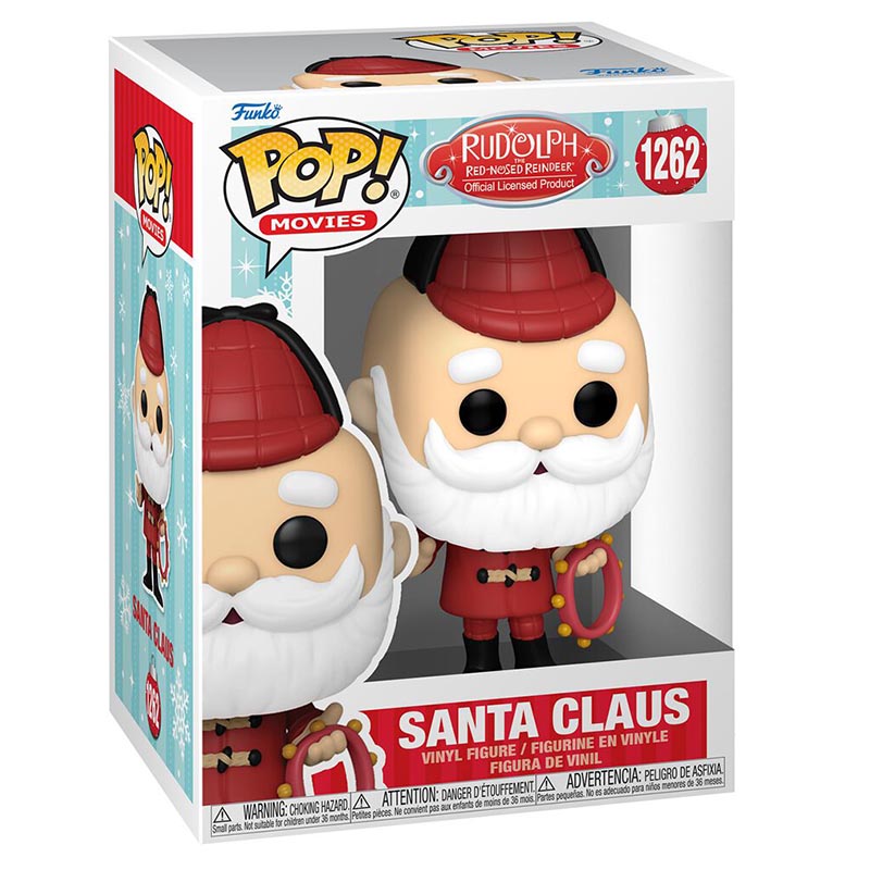 FUNKO POP! MOVIES RUDOLPH RED NOOSED REINDEER SANTA CLAUS no1262