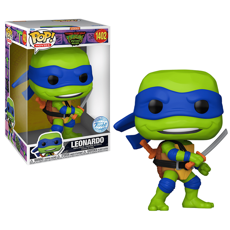 FUNKO POP! SUPER SIZED MOVIES TEENAGE MUTANT NINJA TURTLES MUTANT MAYHEM LEONARDO FUNKO SPECIAL EDITION no1402