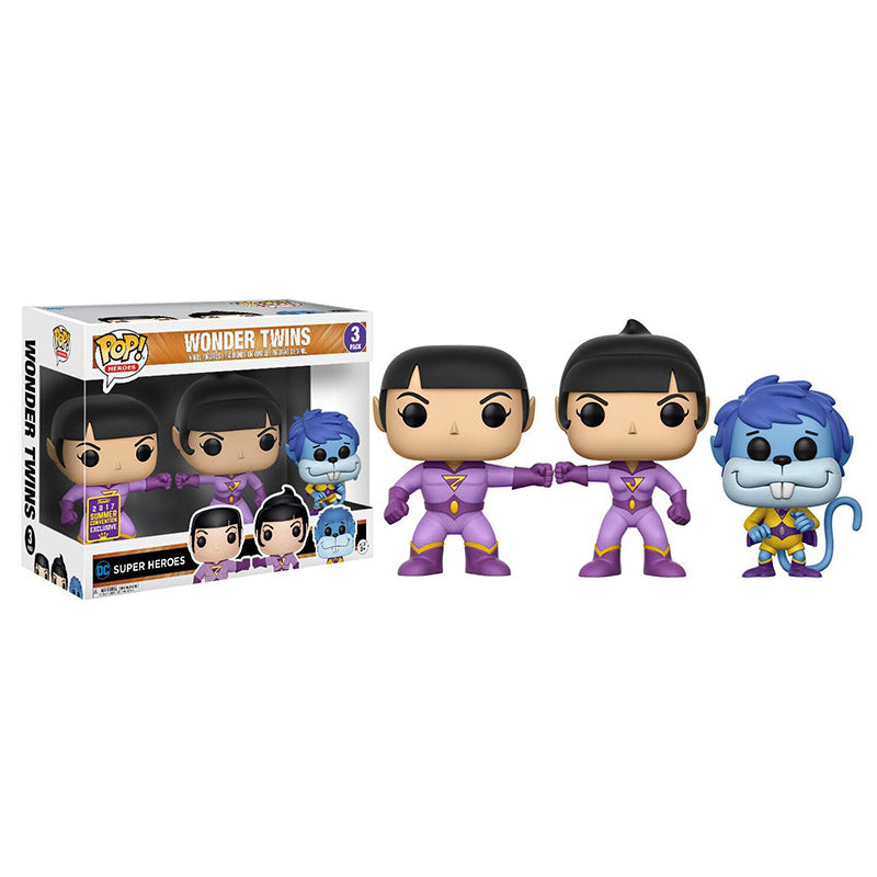 FUNKO POP! DC HEROES WONDER TWINS 3-PACK