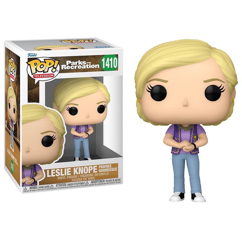 FUNKO POP! TELEVISION PARKS AND RECREATION LESLIE KNOPE PAWNEE GODDESSES no1410