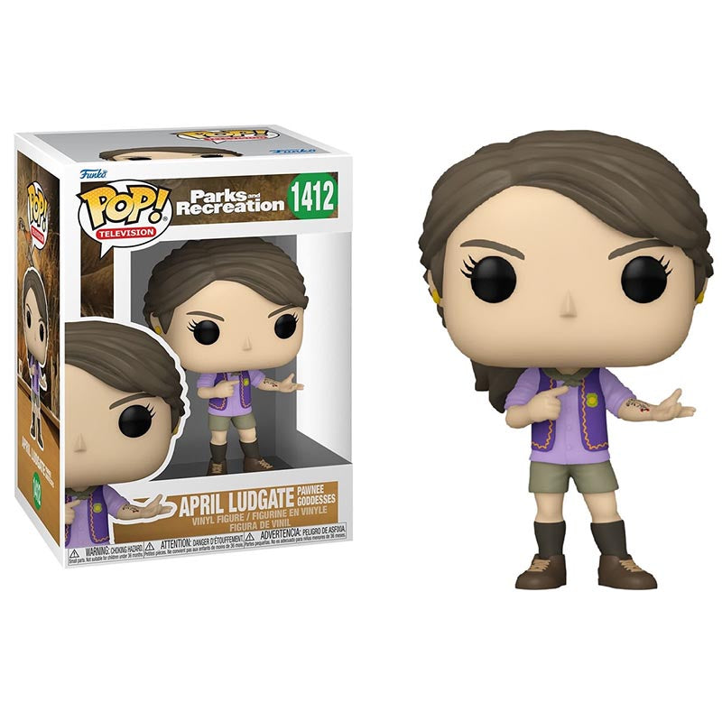 FUNKO POP! TELEVISION PARKS AND RECREATION APRIL LUDGATE PAWNEE GODDESSES no1412