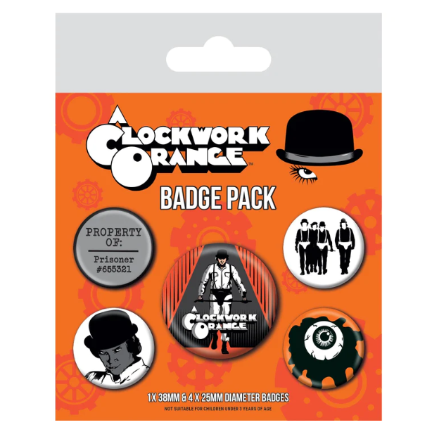 BADGE PACK A CLOCKWORK ORANGE