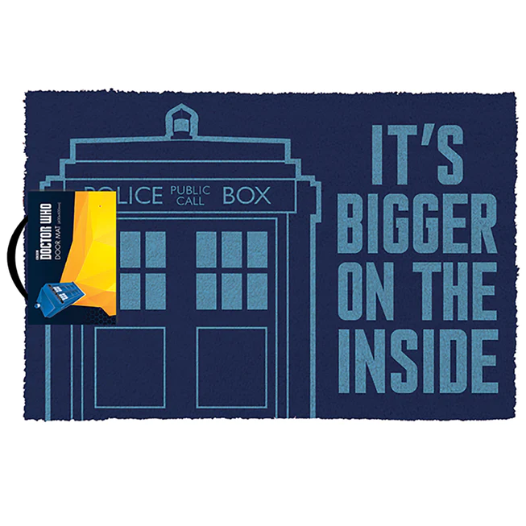 DÖRRMATTA DOCTOR WHO IT&#8217;S BIGGER ON THE INSIDE