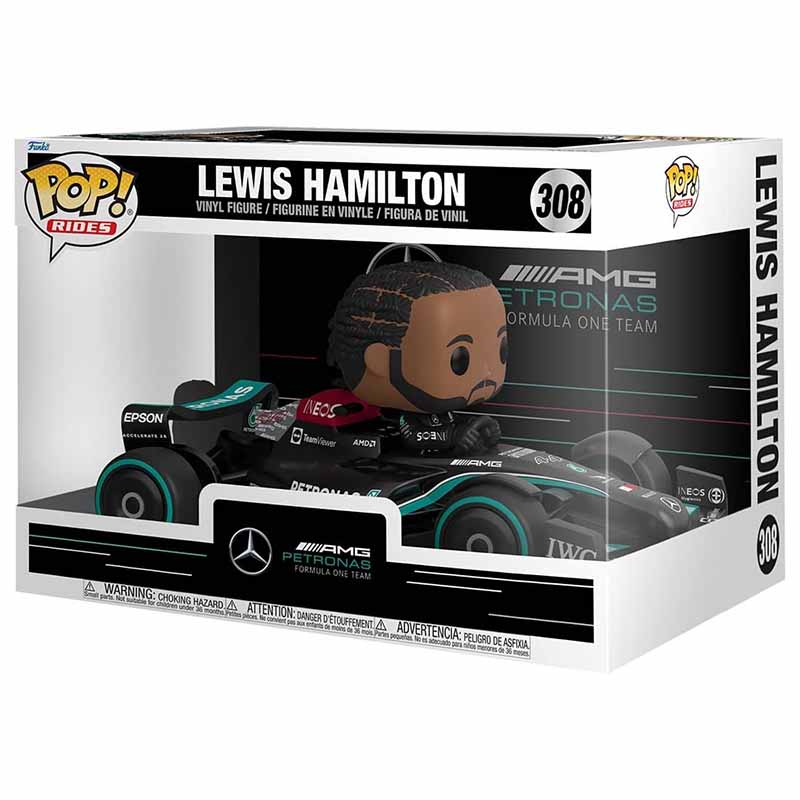 FUNKO POP! RIDES RACING LEWIS HAMILTON AMG PETRONAS FORMULA ONE TEAM no308