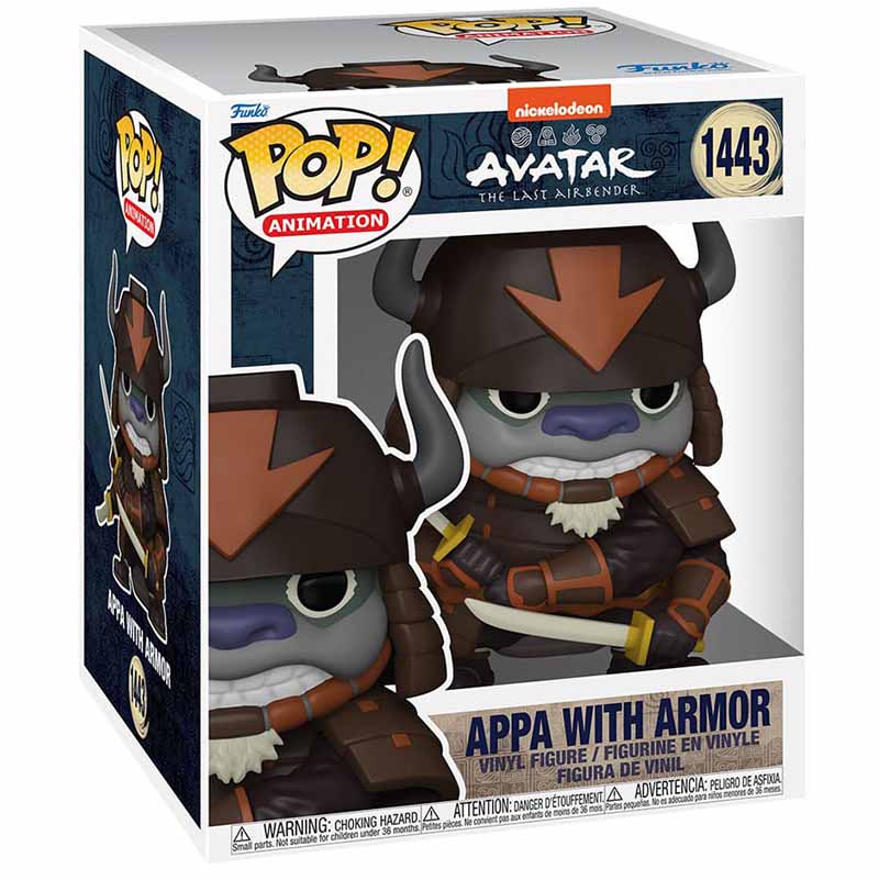 FUNKO POP! ANIMATION NICKELODEON AVATAR THE LAST AIRBENDER APPA WITH ARMOR no1443