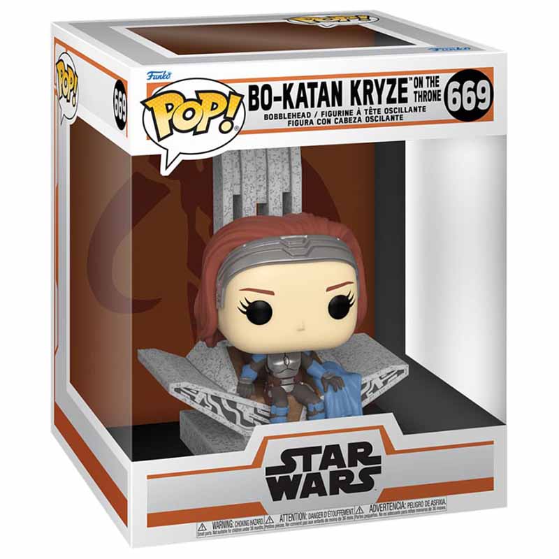 FUNKO POP! STAR WARS THE MANDALORIAN BO-KATAN KRYZE ON THE THRONE no669