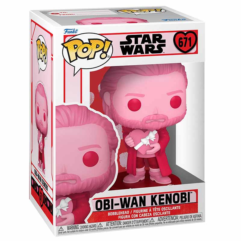 FUNKO POP! STAR WARS VALENTINES OBI-WAN KENOBI no671