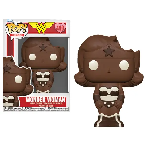 FUNKO POP! DC SUPER HEROES WONDER WOMAN CHOCOLATE VALENTINES no490