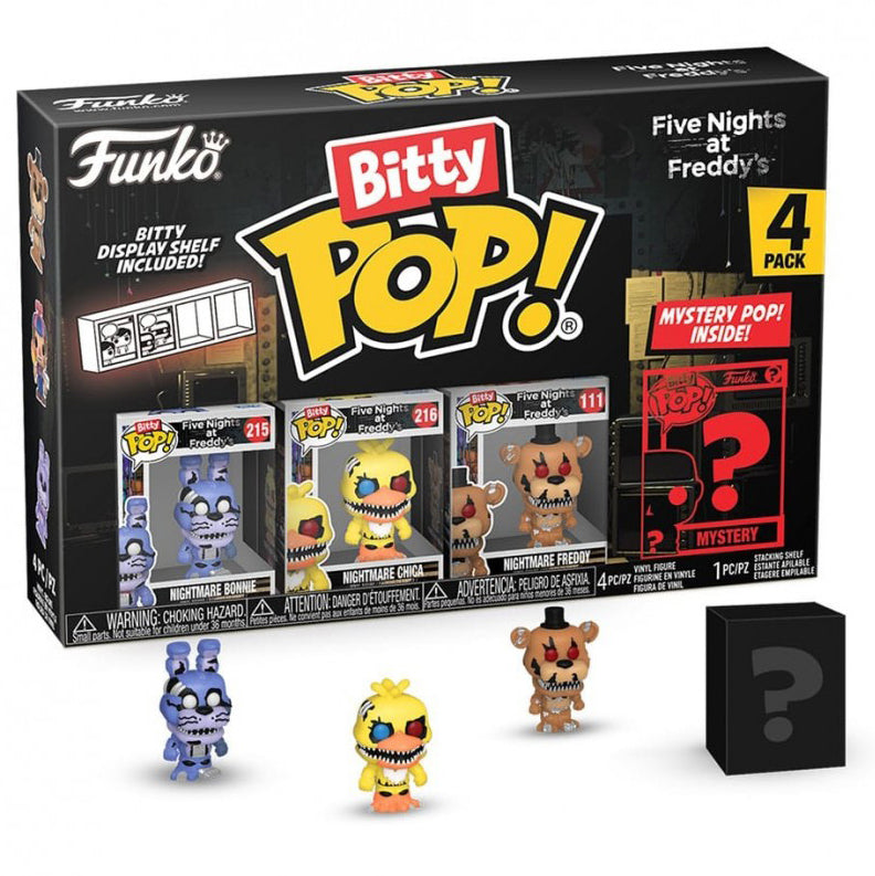 FUNKO BITTY POP! FIVE NIGHTS AT FREDDYS NIGHTMARE BONNIE 4-PACK 2,5cm