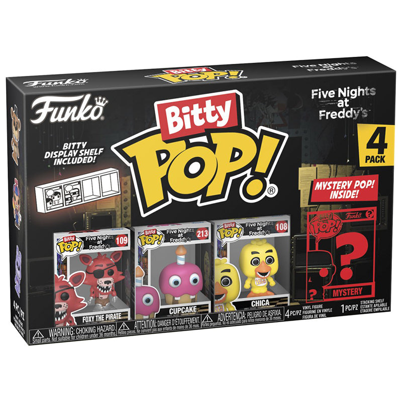 FUNKO BITTY POP! FIVE NIGHTS AT FREDDYS FOXY THE PIRATE 4-PACK 2,5cm