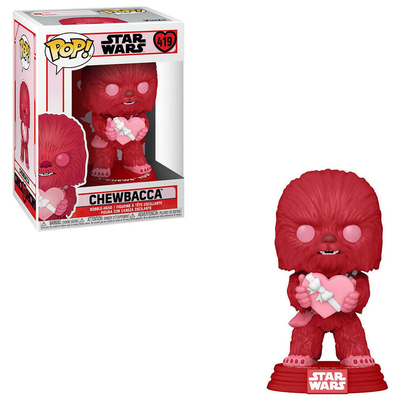 POP! STAR WARS VALENTINES CHEWBACCA WITH HEART no419