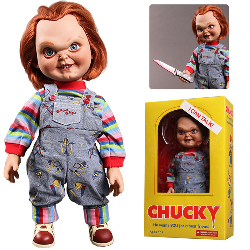 TALKING FIGURE CHILD’S PLAY SNEERING CHUCKY 38cm