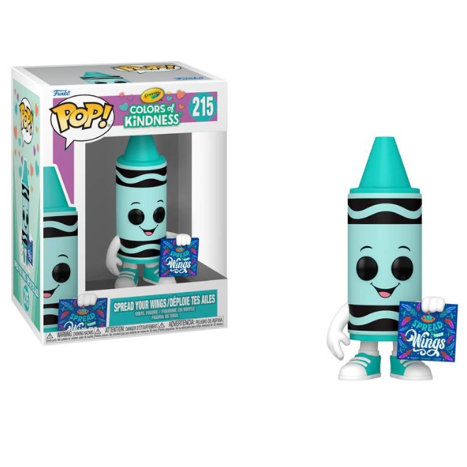 FUNKO POP! AD ICONS CRAYOLA COLORS OF KINDNESS SPREAD YOUR WINGS no215