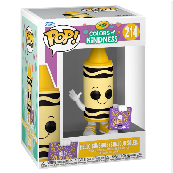 FUNKO POP! AD ICONS CRAYOLA COLORS OF KINDNESS HELLO SUNSHINE no214