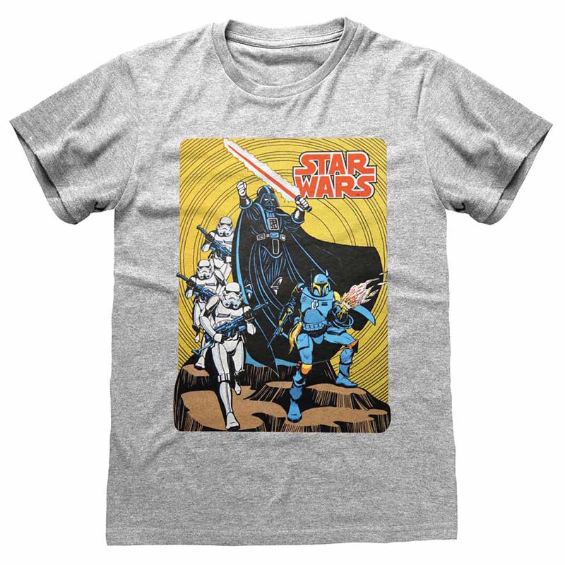 T-SHIRT STAR WARS VADER RETRO POSTER