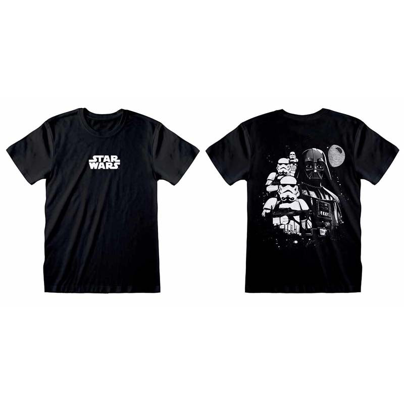 T-SHIRT STAR WARS COLLAGE FRONT &#038; BACK