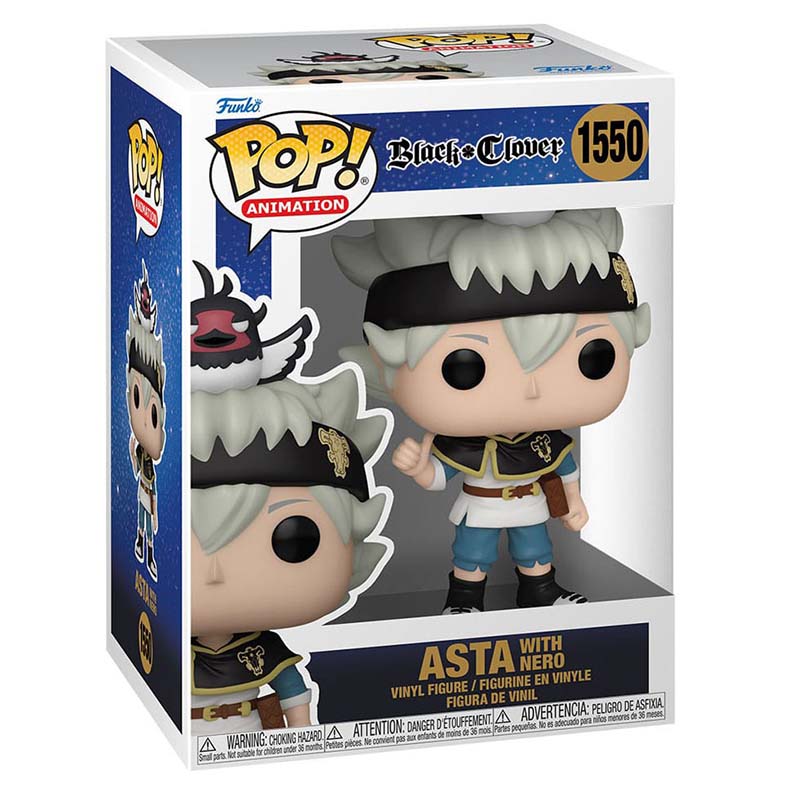 FUNKO POP! ANIMATION BLACK CLOVER ASTA WITH NERO no1550