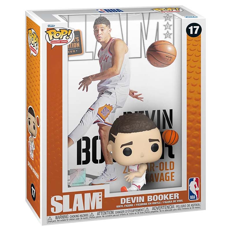 FUNKO POP! NBA MAGAZINE COVERS SLAM PHOENIX SUNS DEVIN BOOKER no17