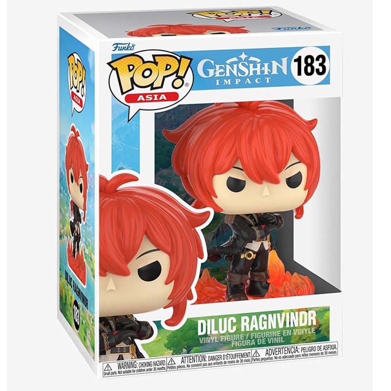 FUNKO POP! ASIA GENSHIN IMPACT DILUC RAGNVINDR no183