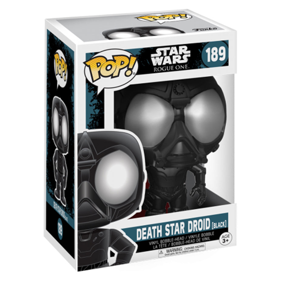 POP! STAR WARS ROUGE ONE DEATH STAR DROID BLACK no189
