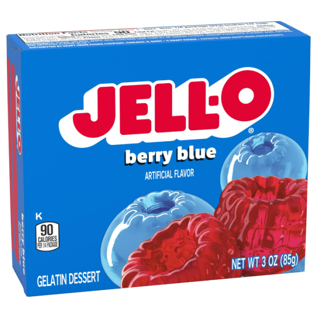 JELL-O BERRY BLUE 85g