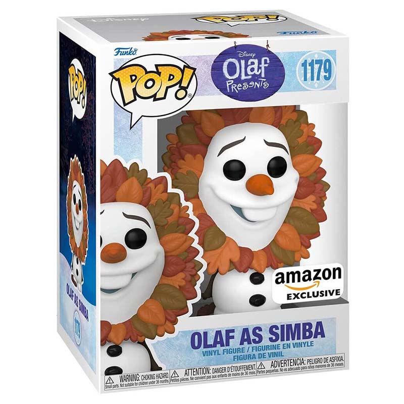 FUNKO POP! DISNEY OLAF PRESENTS OLAF AS SIMBA AMAZON EXCLUSIVE no1179
