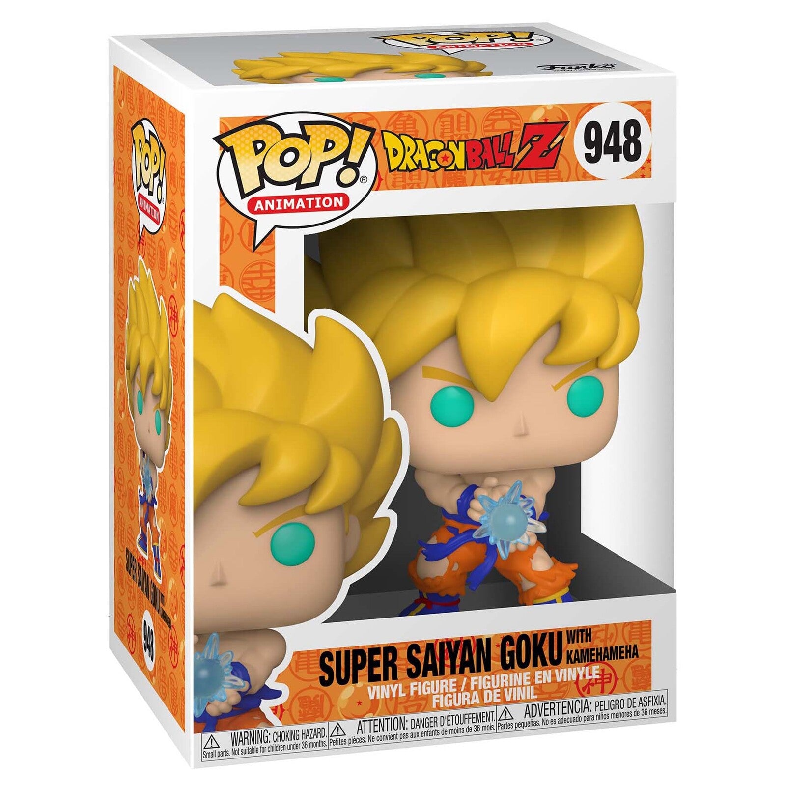 FUNKO POP! ANIMATION DRAGON BALL Z SUPER SAIYAN GOKU WITH KAMEHAMEHA no948