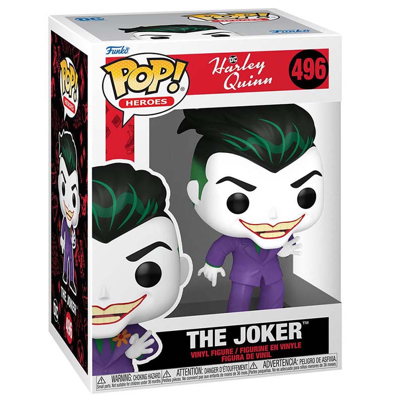FUNKO POP! DC HEROES HARLEY QUINN ANIMATED SERIES THE JOKER no496