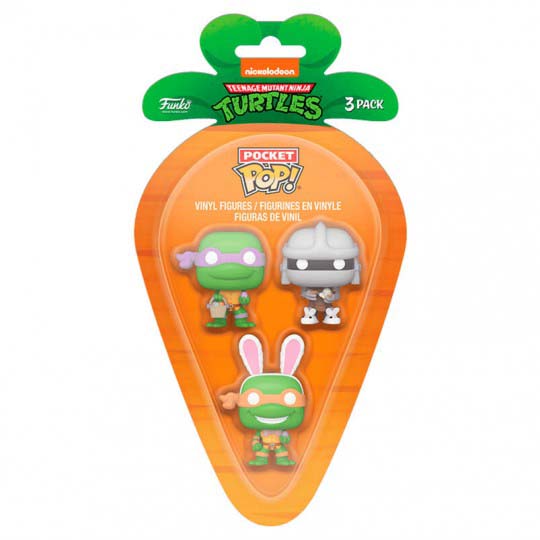 FUNKO POCKET POP! TEENAGE MUTANT NINJA TURTLES D M S EASTER 3-PACK